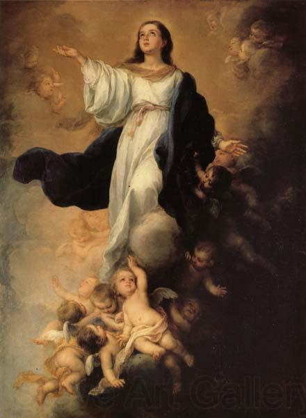 Bartolome Esteban Murillo The Assumption of the Virgin France oil painting art